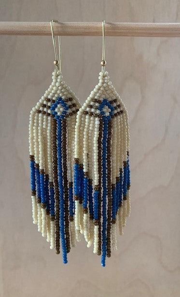 north star - travertine and blue