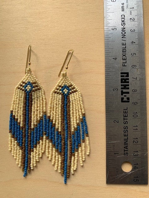 north star - travertine and blue