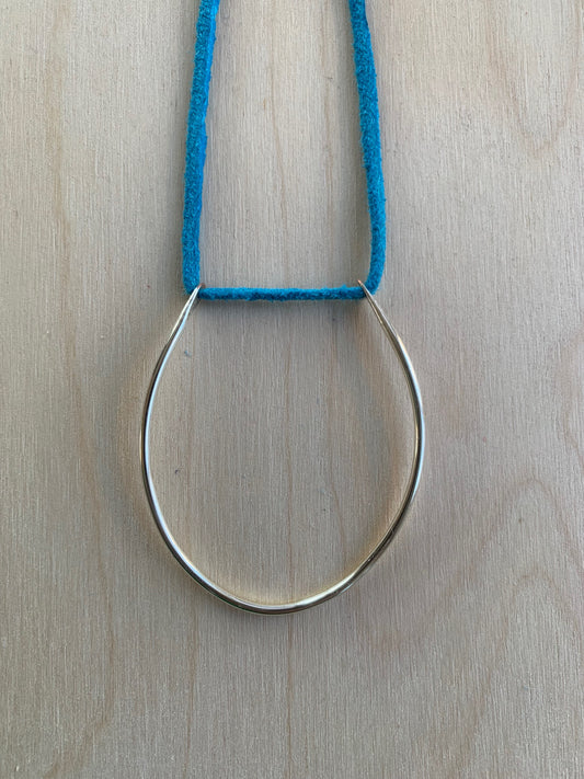 moon phase - turquoise - necklace