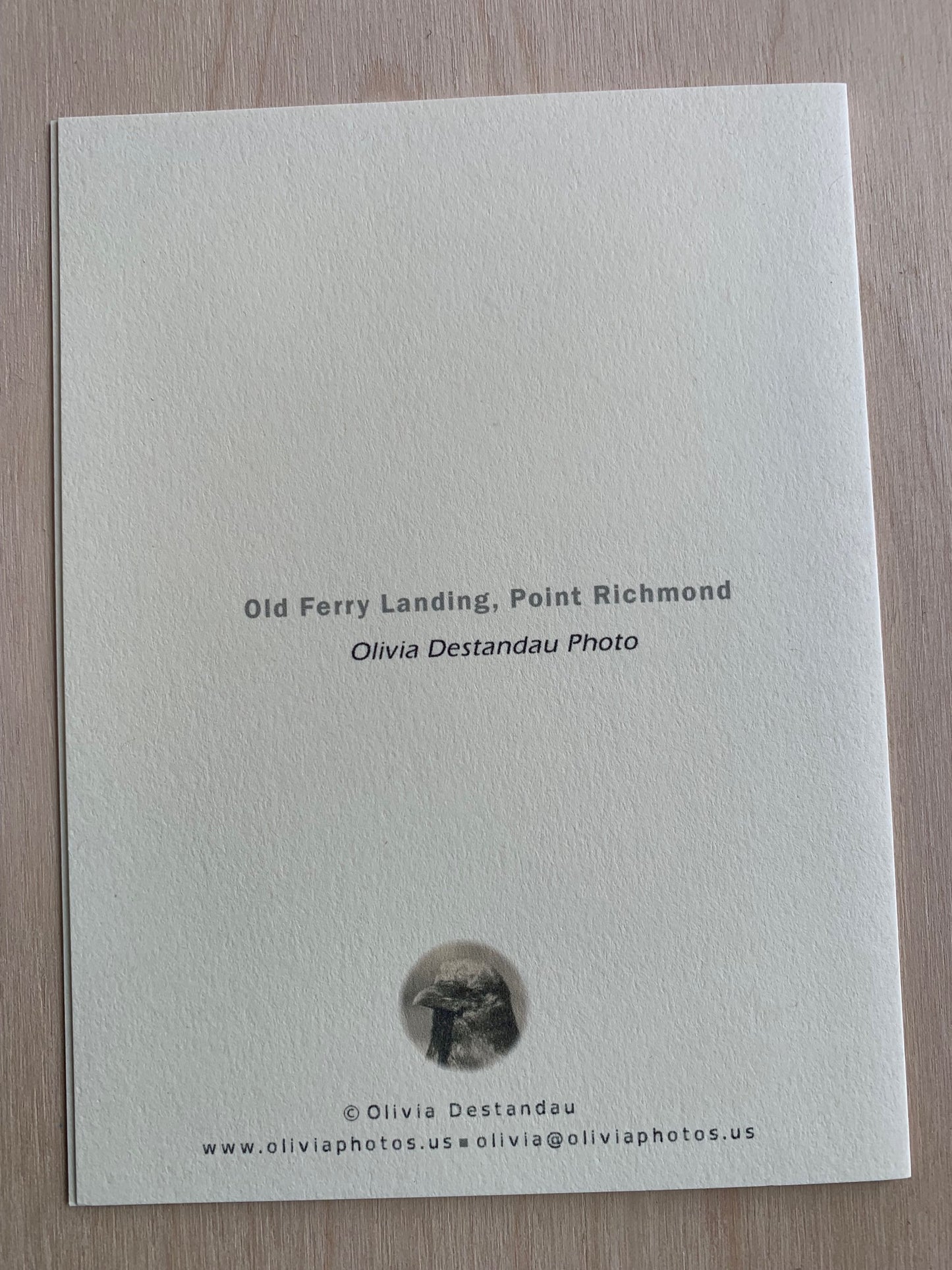 card - Old Ferry Landing