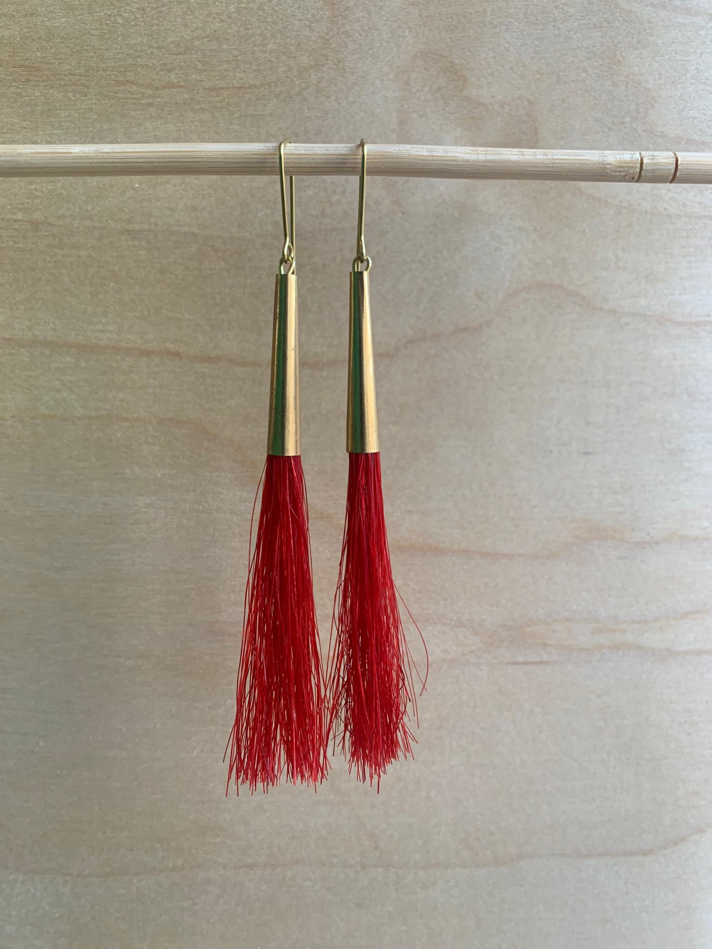 horse hair - red brass