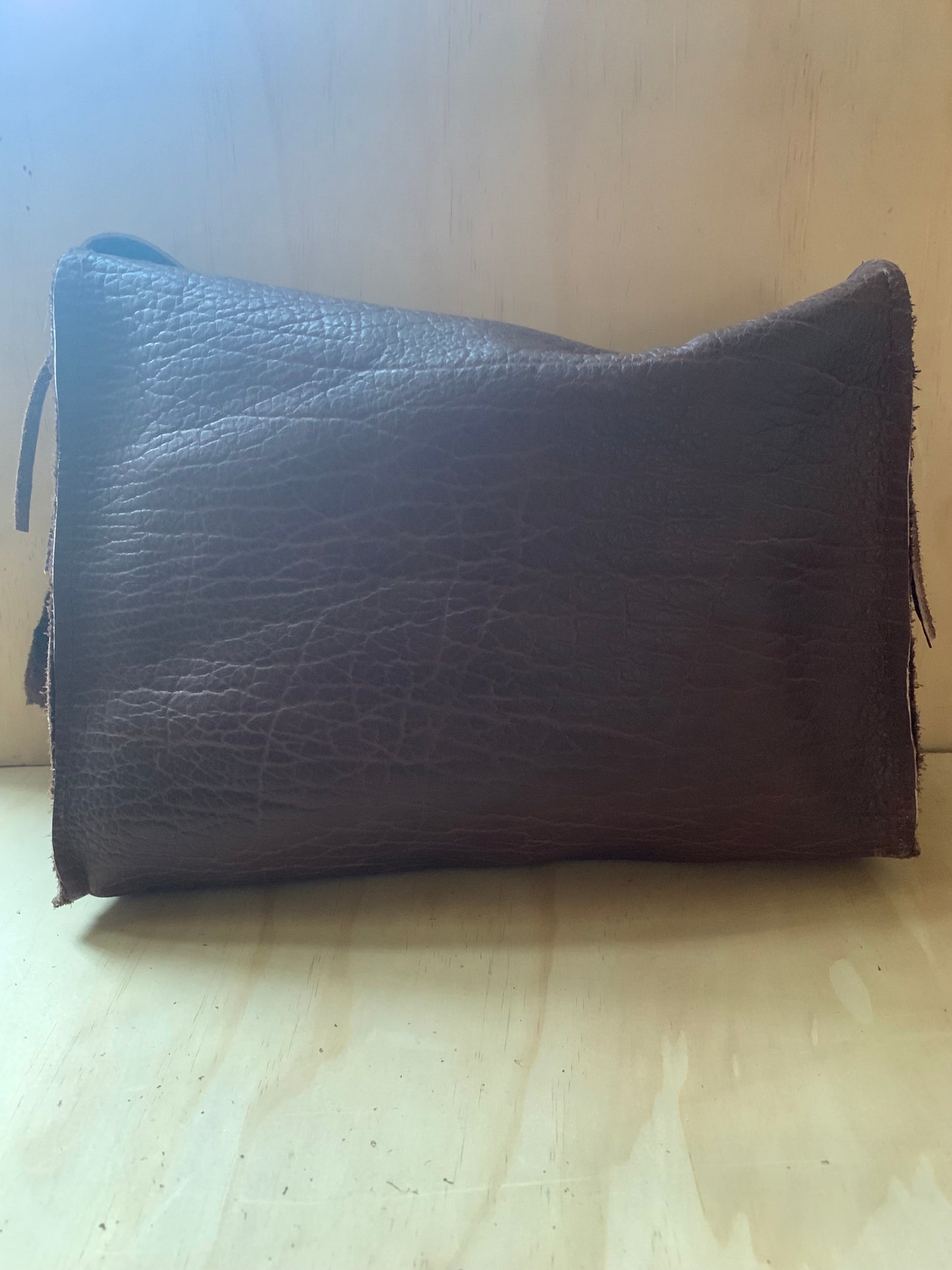 buffalo leather bag-chocolate
