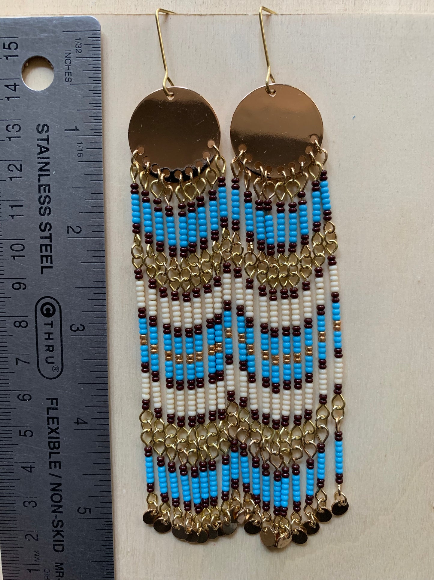 phases of time - blue turquoise stripe
