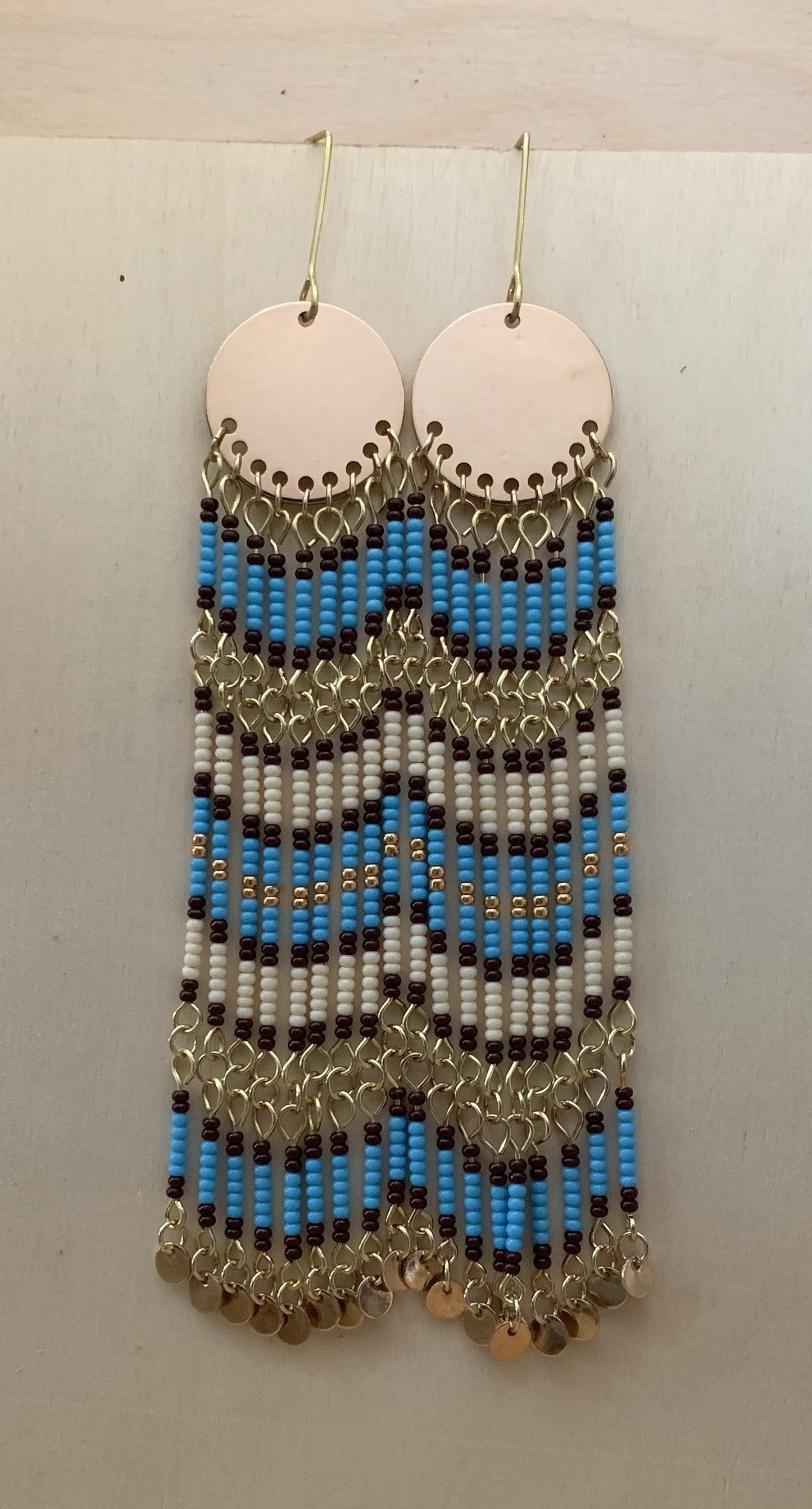 phases of time - blue turquoise stripe
