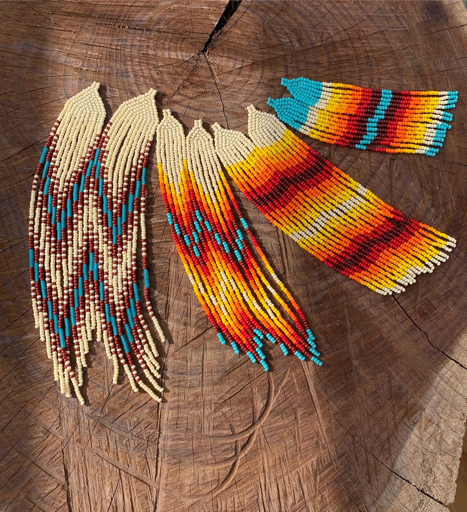 Beaded earrings