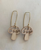Mushroom earrings