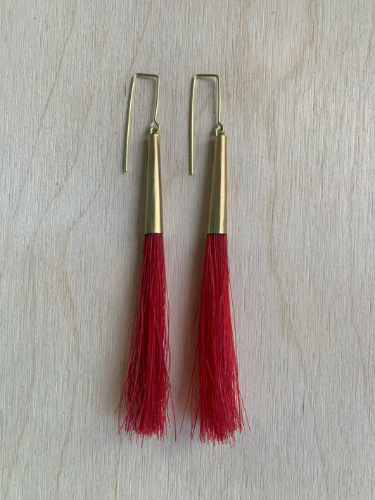 horse hair - red brass