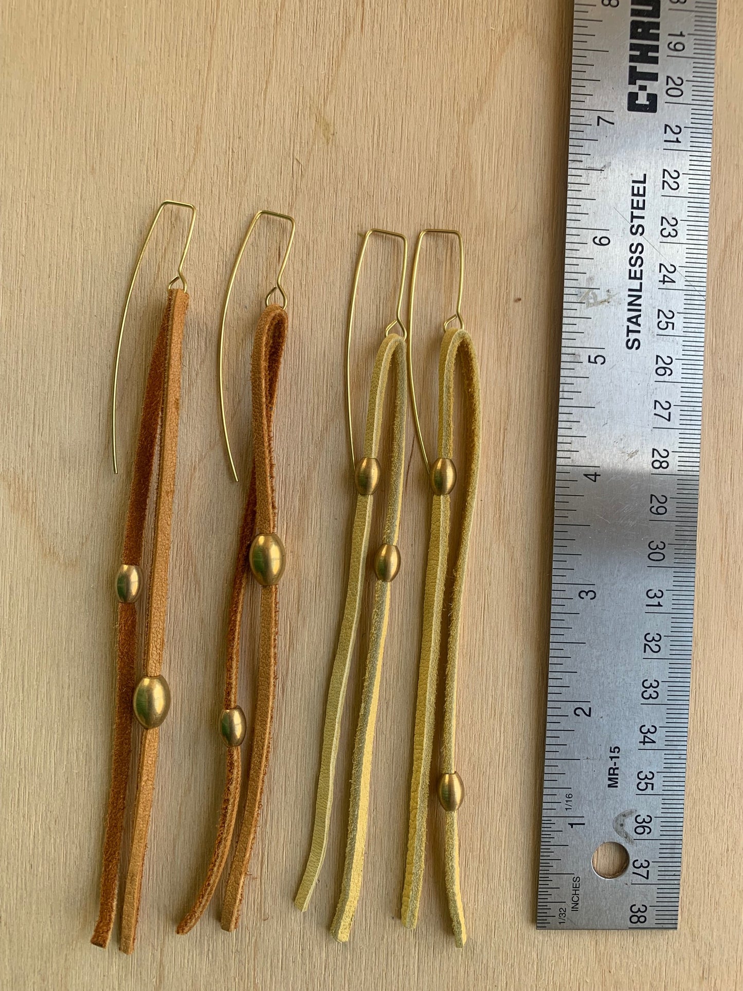 parallels - double brass bead