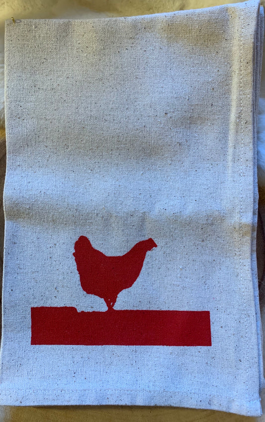 chicken napkin - set of two